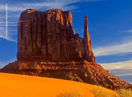 Monument Valley in Arizona, part of the Arizona Office of Tourism's new marketing campaign - AZ Business Magazine Jan/Feb 2011