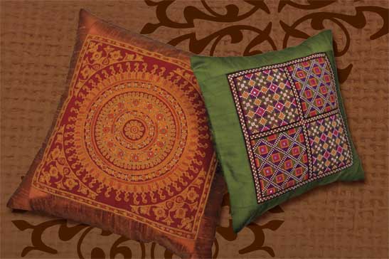 Decorative Pillows at Haveli