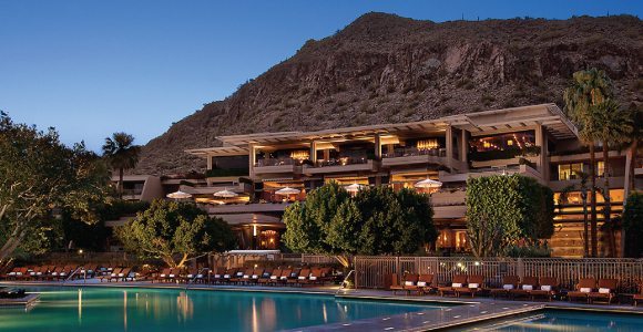 The Phoenician resort is nestled in the Sonoran Desert, with the breathtaking Camelback Mountain its backdrop. Photo: The Phoenician