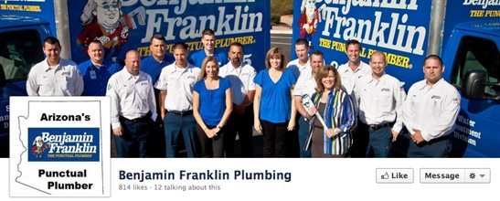 Benjamin Franklin Plumbing's Facebook page