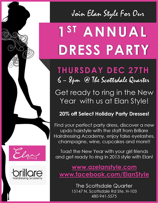 Plan Your NYE Look, From Head To Toe, At Elan Style's Dress Party ...