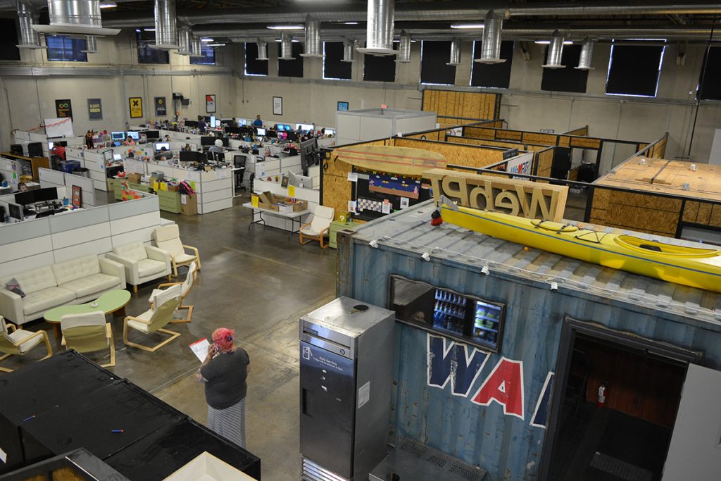WebPT, a cloud-based electronic medical record and practice management solution tailored specifically to physical therapists, makes its home in the Warehouse District. WebPT is preparing to move into its third Warehouse District location. (Photo by Mike Mertes, AZ Big Media)