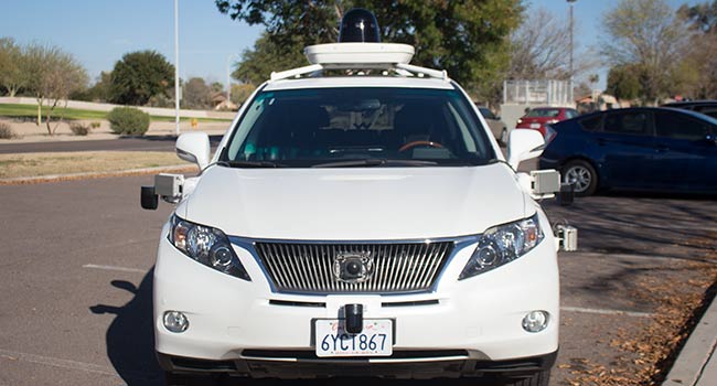 Waymo self-driving car