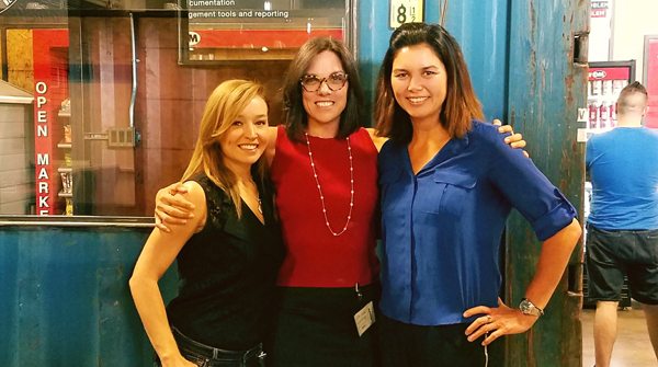 Michelle Micalizzi, Tyler Butler and Heidi Jannenga, co-founder and president of WebPT.