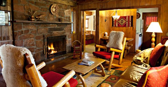 Heron cabin at the Briar Patch Inn.