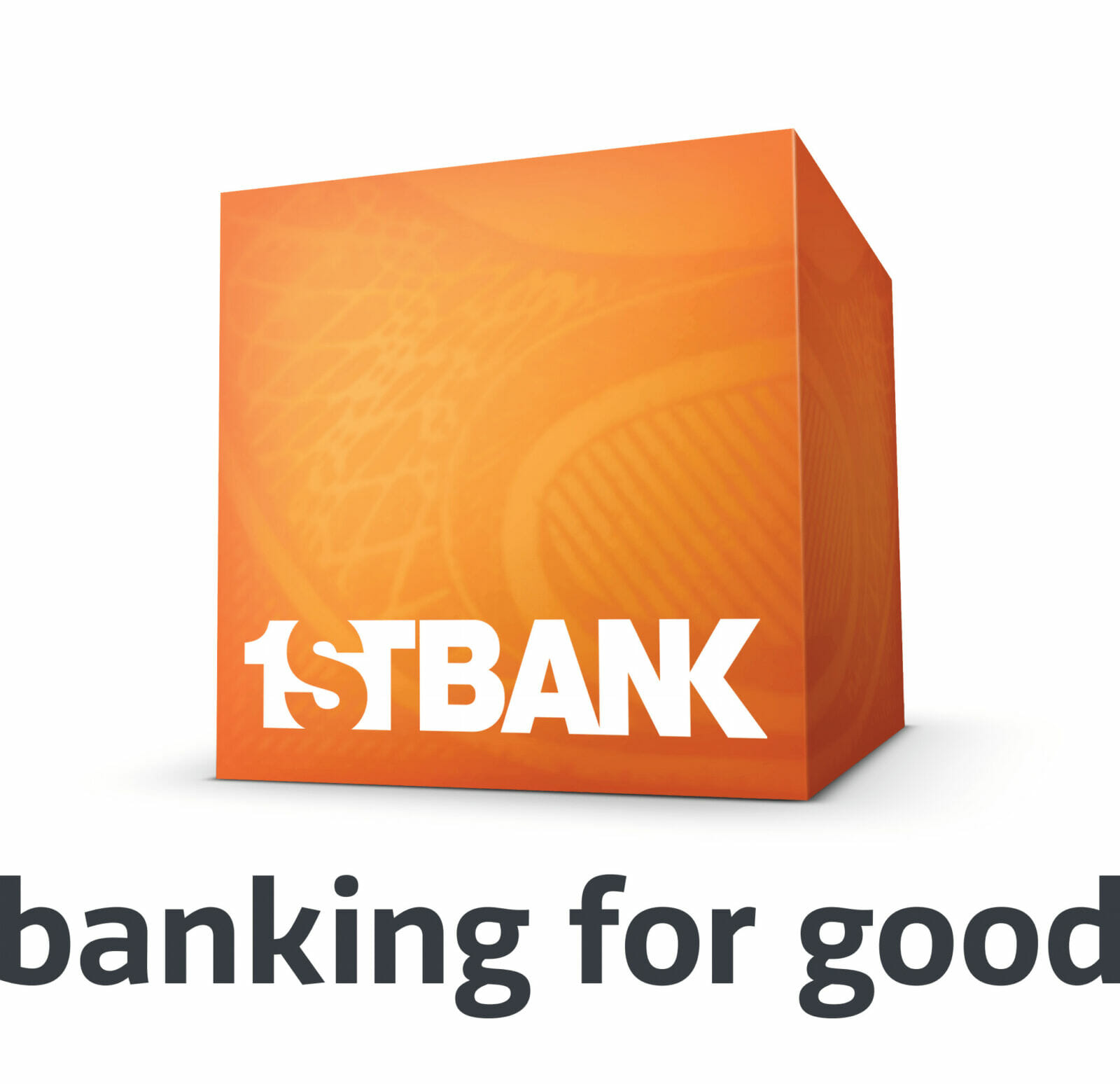 1st Bank black tagline