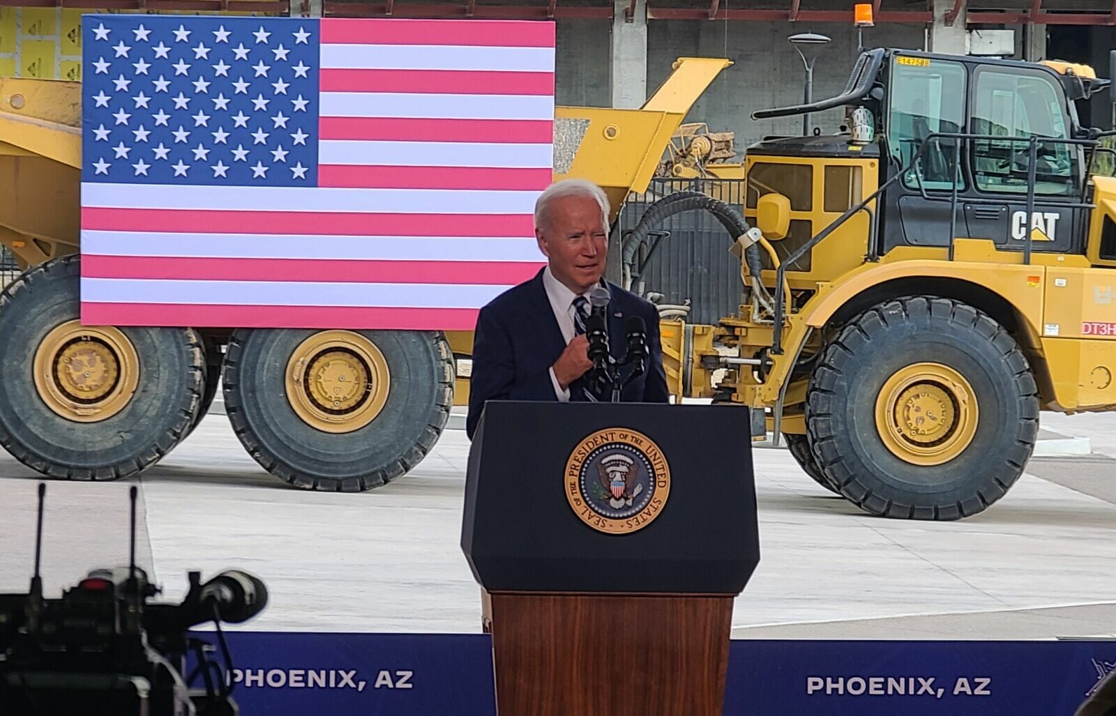 In Biden's TSMC remarks, he named two local business owners who've benefitted from the president's focus on infrastructure and manufacturing.