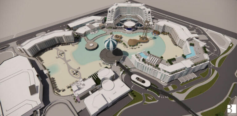 Overhead view VAI Resort