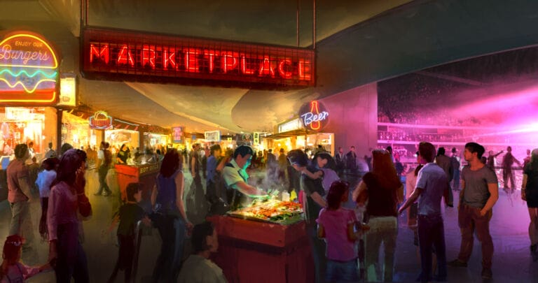 The New Desert Diamond Arena Marketplace