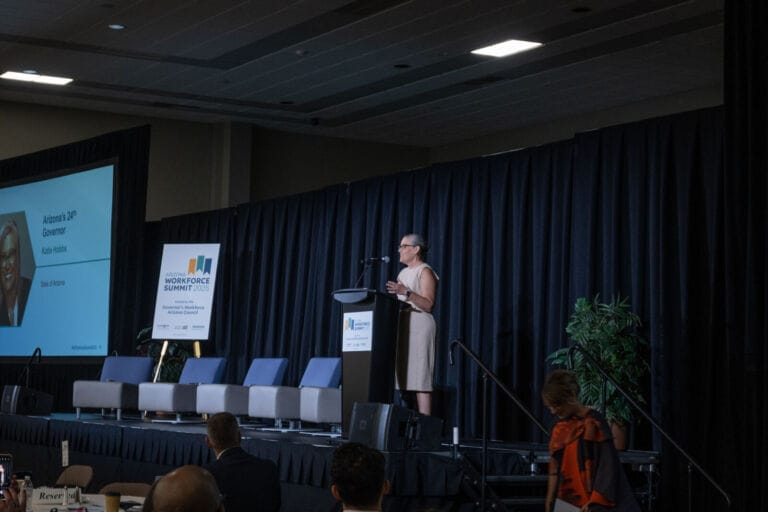 Arizona Governor Katie Hobbs delivers remarks on workforce