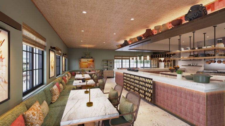 Ora Café - Indoor-outdoor dining beneath tree canopies
