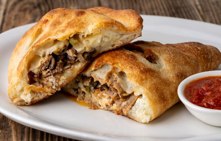 Philly Cheesesteak Calzone