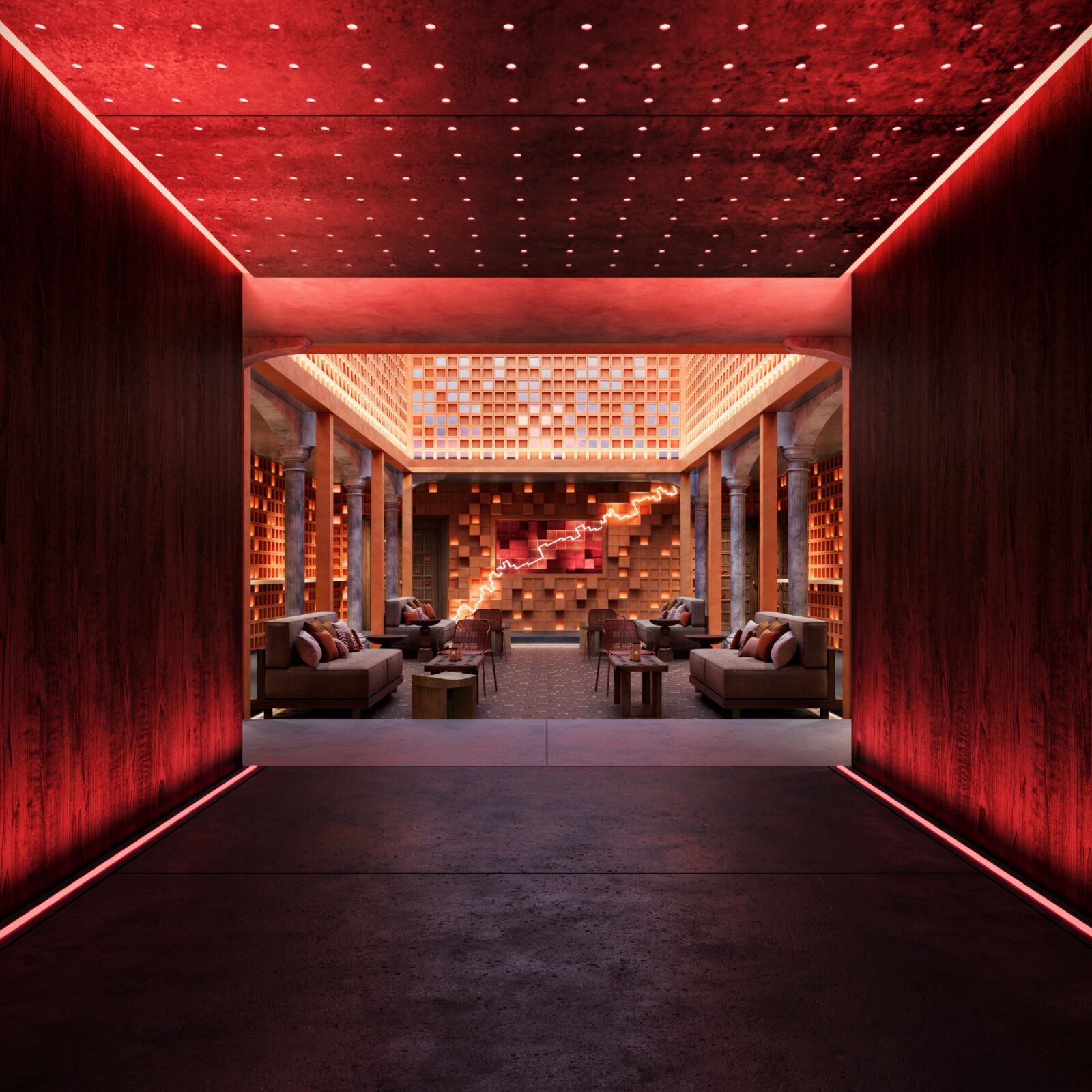 Pablos Courtyard Entrance