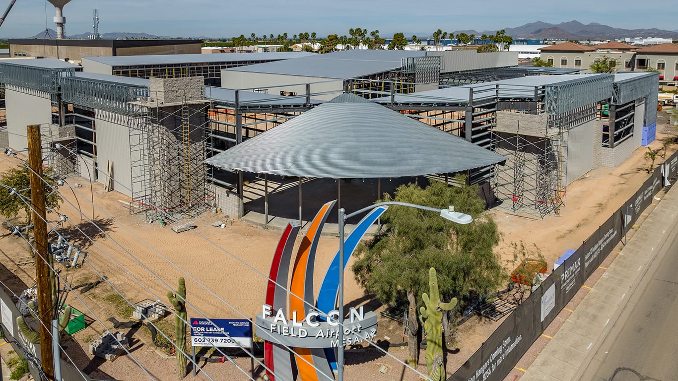 Primak Construction Group ‘tops off’ Falcon 12 development