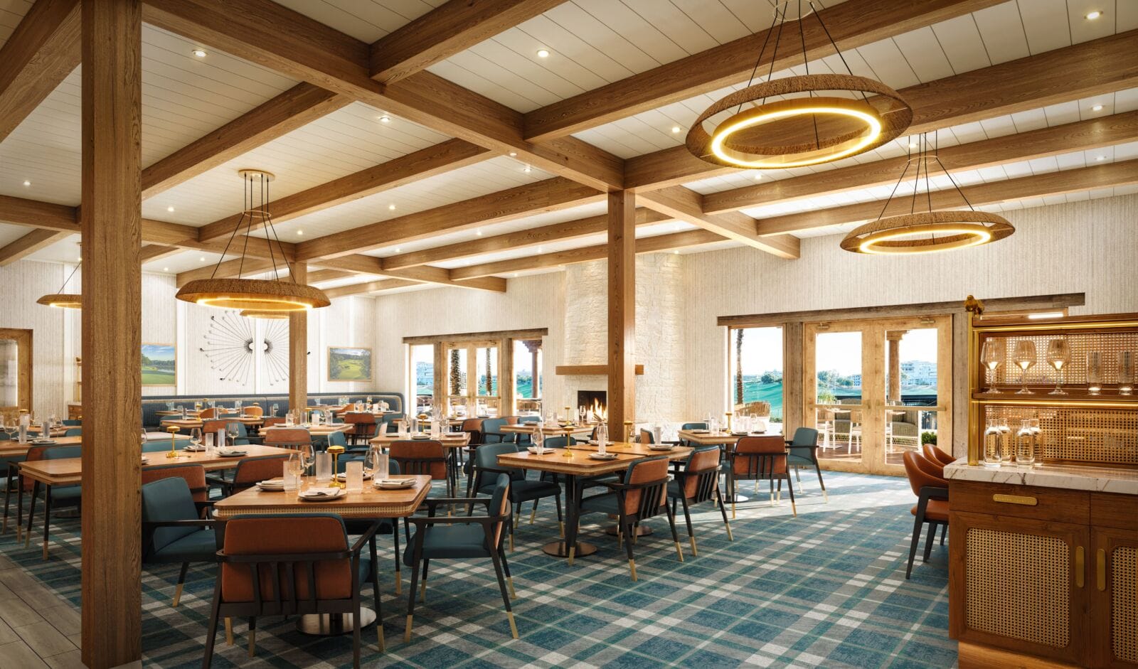 Golf Club Restaurant Rendering