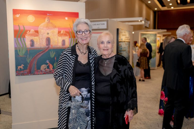 7R503036 aaha! artist Freddie Lieberman and committee member Carol Kern  