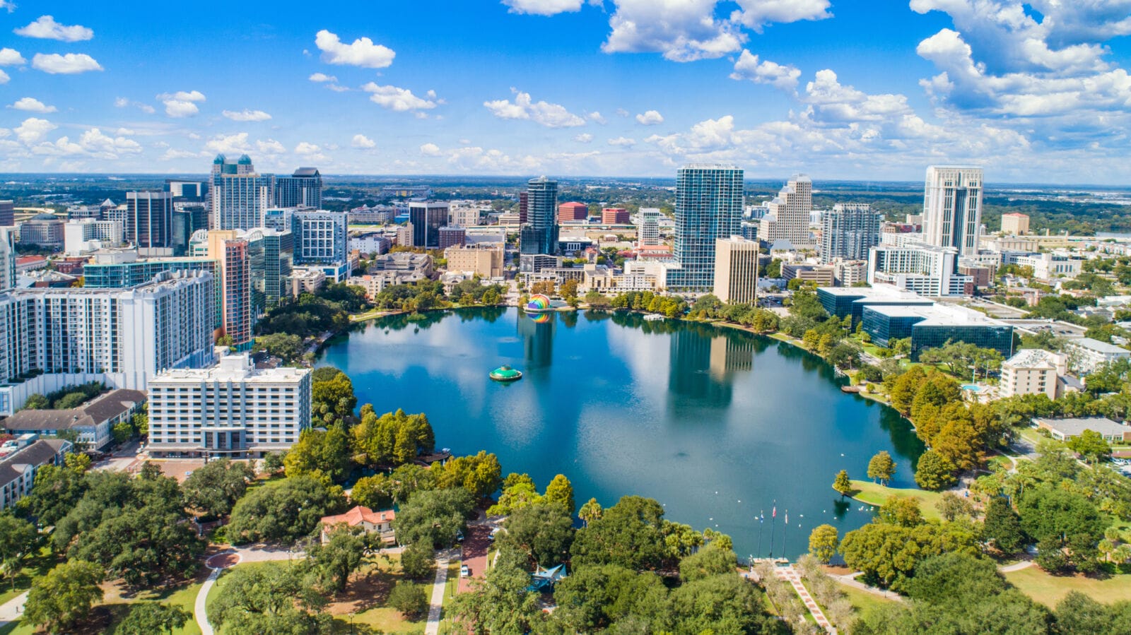 Orlando, Florida, downtown skyline.
