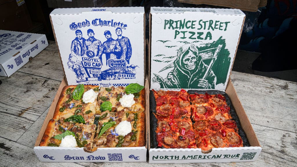 Avenged Sevenfold and Good Charlotte team with Prince St. Pizza