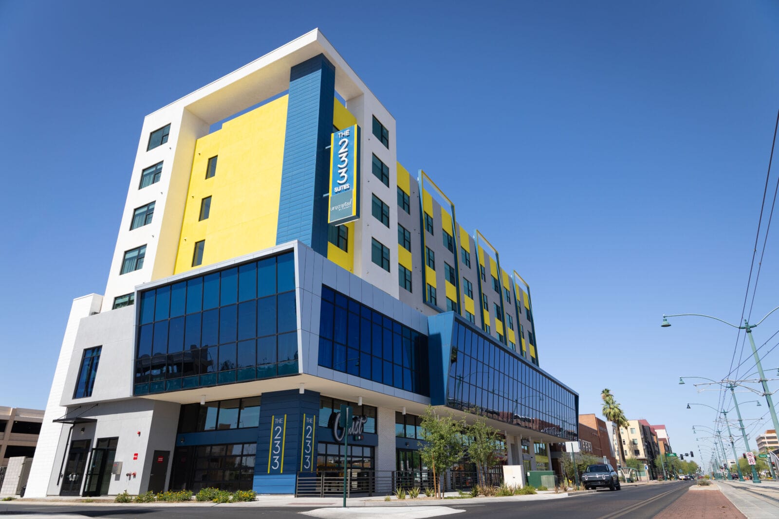 Exterior of The 223 Suites in downtown Mesa