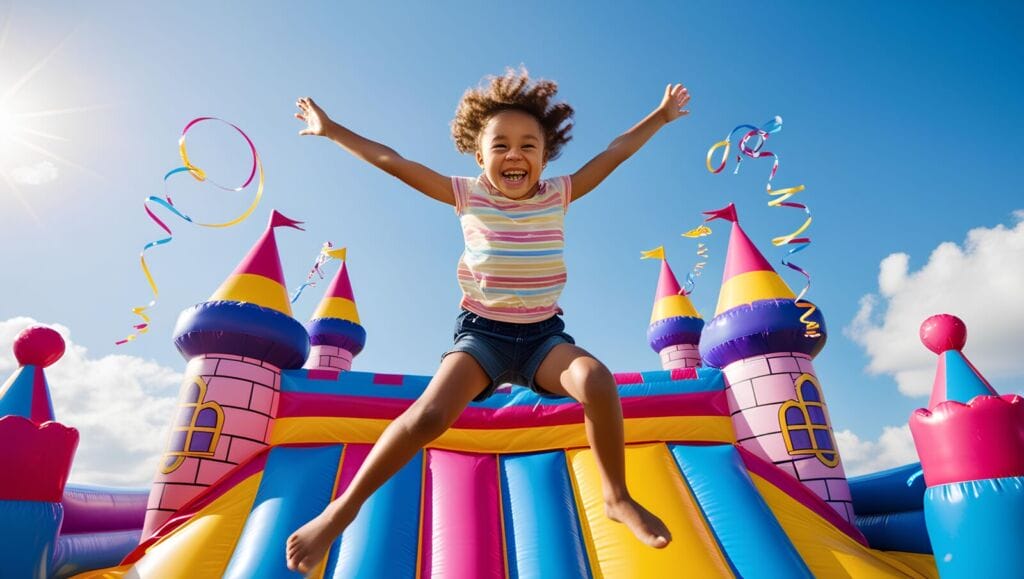 How to safely anchor and inflate a jumping castle