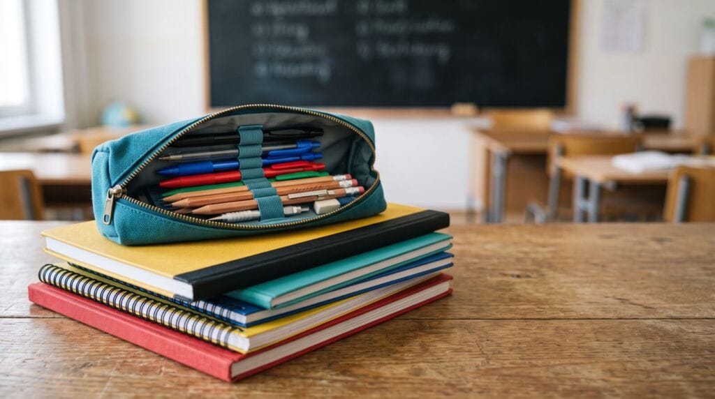 Pencil cases and organizers for school, work and study
