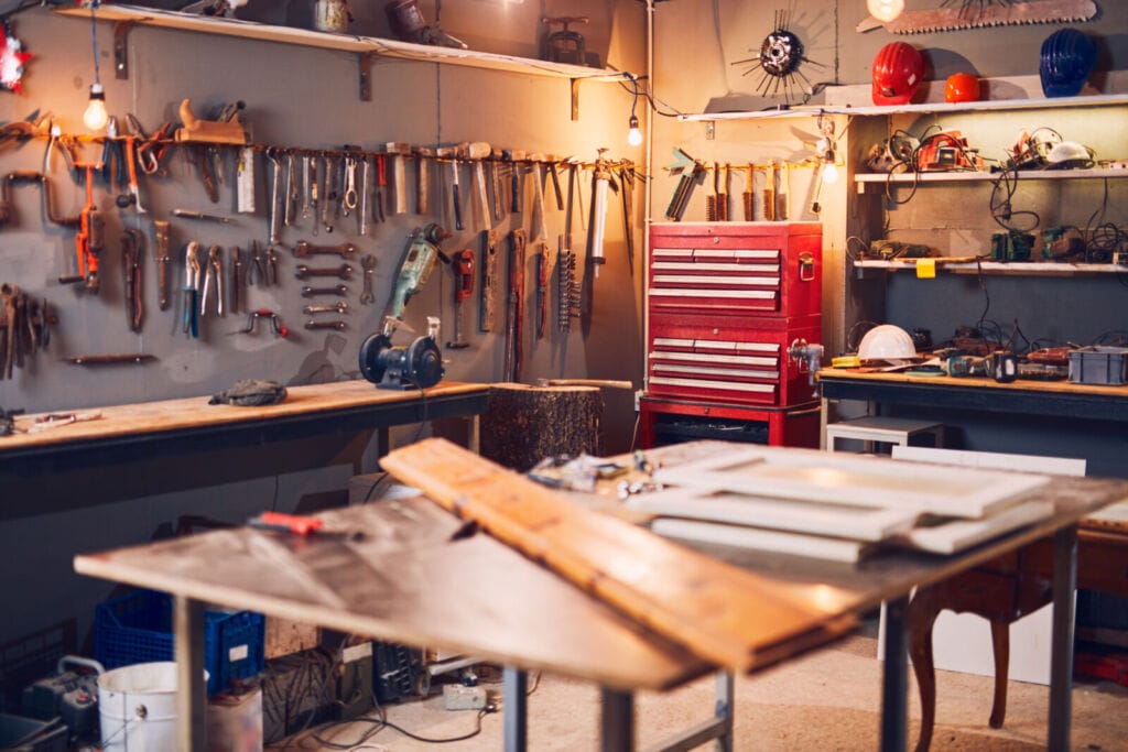 How under tray tool box storage saves space