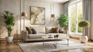 How artificial trees add scale and structure to interior spaces