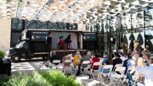 Mobile concert hall takes professional musicians beyond the theater 