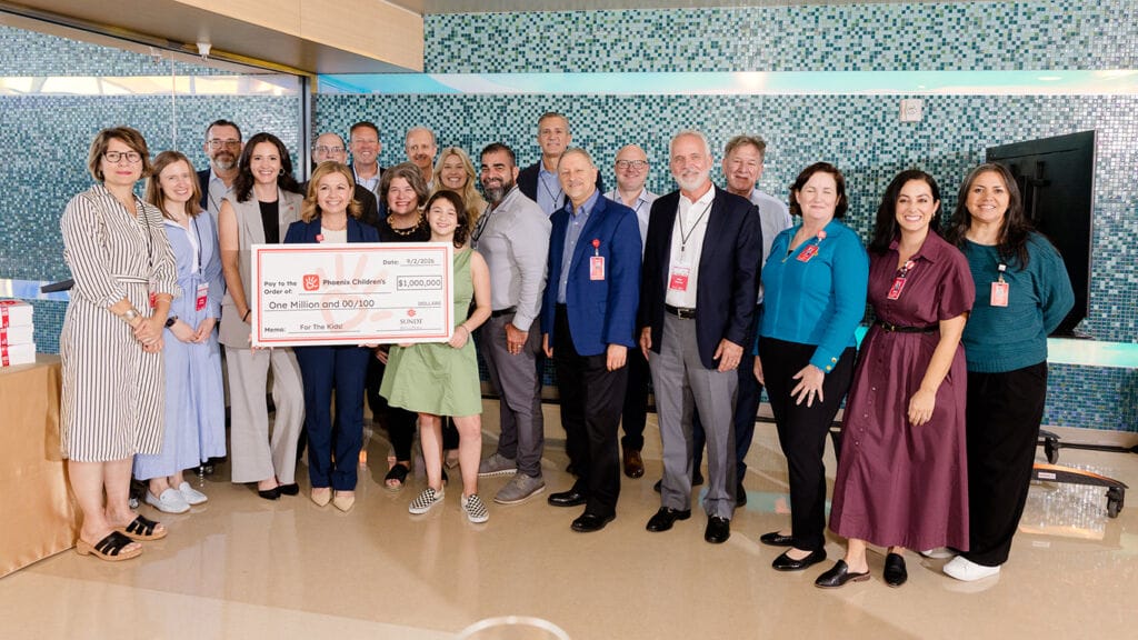 Sundt Construction commits $1 million to Phoenix Children’s